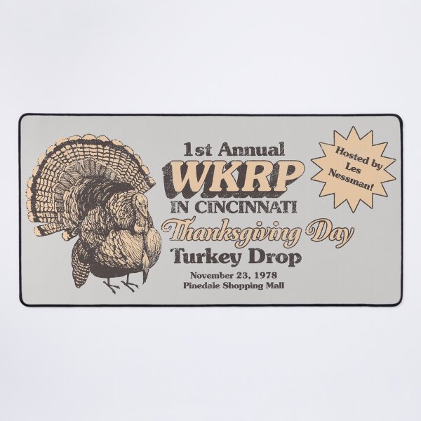 Item preview, WKRP Thanksgiving Turkey Drop designed and sold by TeeArcade84.