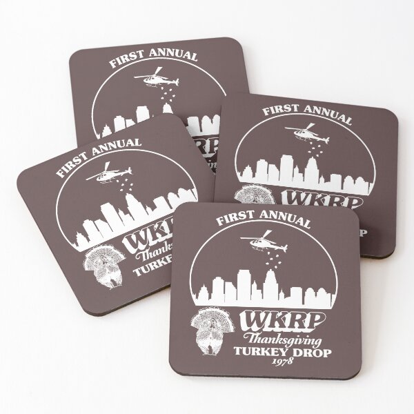 Item preview, WKRP Thanksgiving Turkey Drop designed and sold by TeeArcade84.