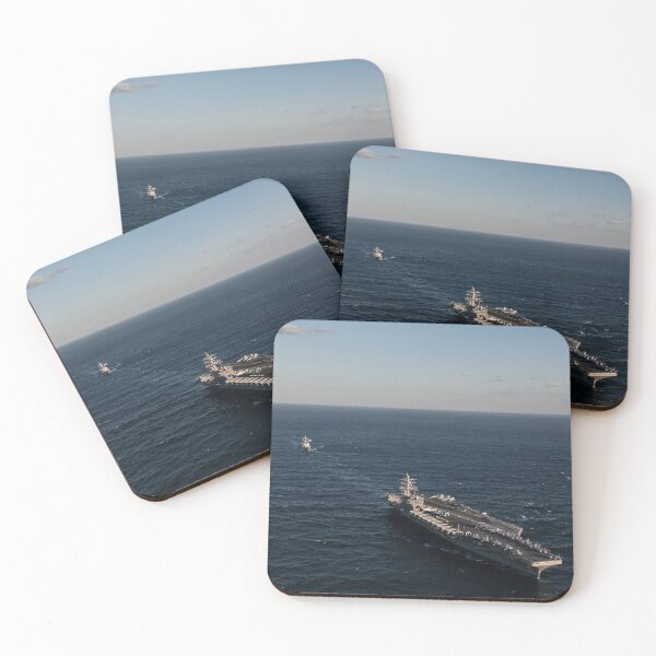 Item preview, STK109464M-The Ronald Reagan Carrier Strike Group and Republic of Korea Navy ships. designed and sold by StocktrekImages.