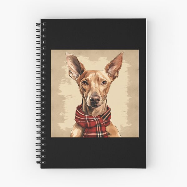 Item preview, Pharaoh Hound Christmas Plaid Watercolor designed and sold by rafaeltto.