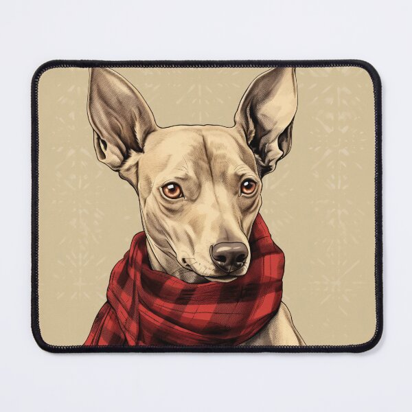 Item preview, Pharaoh Hound Christmas Plaid Watercolor designed and sold by rafaeltto.