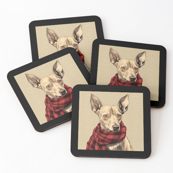 Item preview, Pharaoh Hound Christmas Plaid Watercolor designed and sold by rafaeltto.