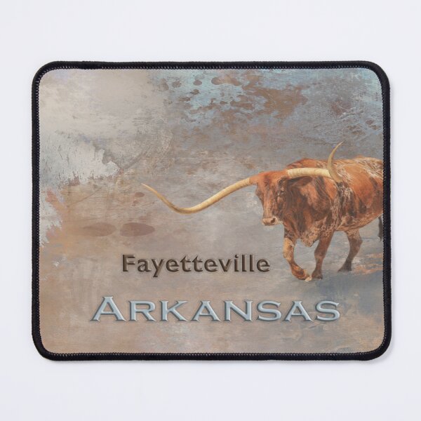 Item preview, Longhorn Bull Fayetteville AR designed and sold by Elisabeth Lucas.