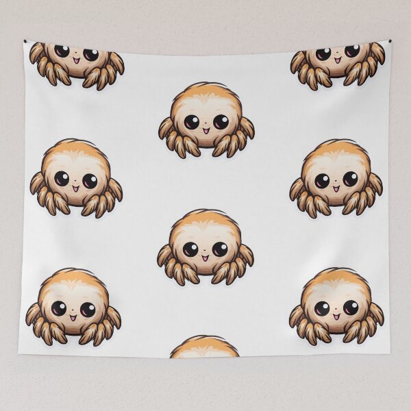 Item preview, Adorable Kawaii Tarantula - Cute Spider Art for Arachnid Lovers designed and sold by UnplainShirt.