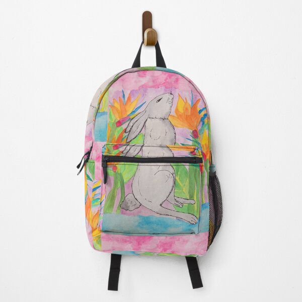 Item preview, Wild hare and paradise flowers designed and sold by Kiruthikaarts.