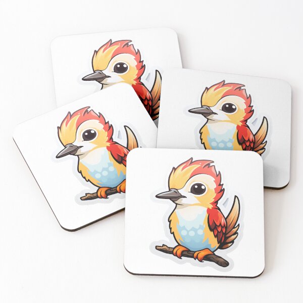 Item preview, Adorable Kawaii Woodpecker - Cute Bird Art for Nature Lovers designed and sold by UnplainShirt.