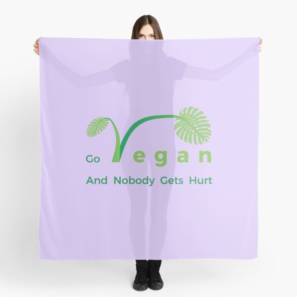 Go Vegan And Nobody Gets Hurt. Scarf