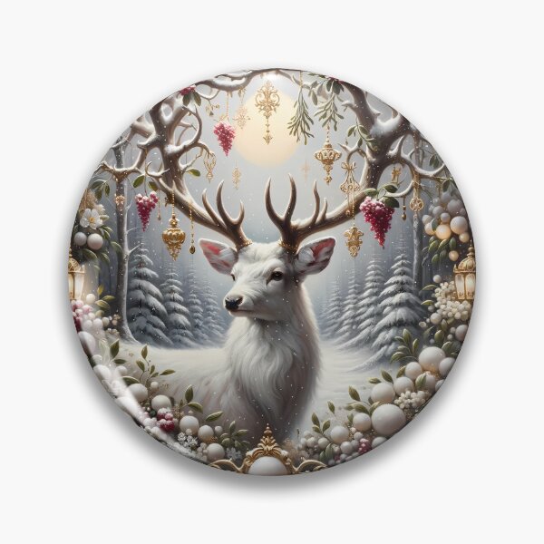 Item preview, Enchanted Winter's Deer designed and sold by DeenaDee.
