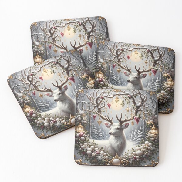 Item preview, Enchanted Winter's Deer designed and sold by DeenaDee.