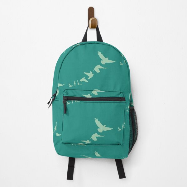 Item preview, Flying Birds Ascending in Blue designed and sold by Foxalla.