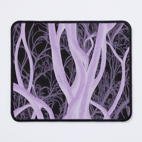 Item preview, Neon Purple huge branches vines in black background designed and sold by Carlos Gudino.