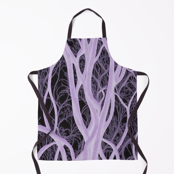 Item preview, Neon Purple huge branches vines in black background designed and sold by Carlos Gudino.