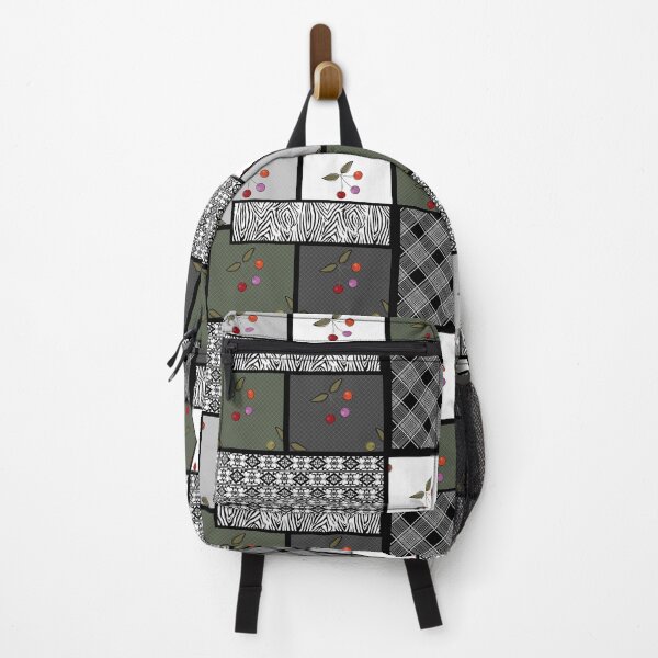 Item preview, Grey olive rustic patchwork pattern patchwork patches plaid , blanket designed and sold by fuzzyfox.