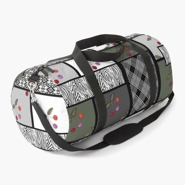 Item preview, Grey olive rustic patchwork pattern patchwork patches plaid , blanket designed and sold by fuzzyfox.