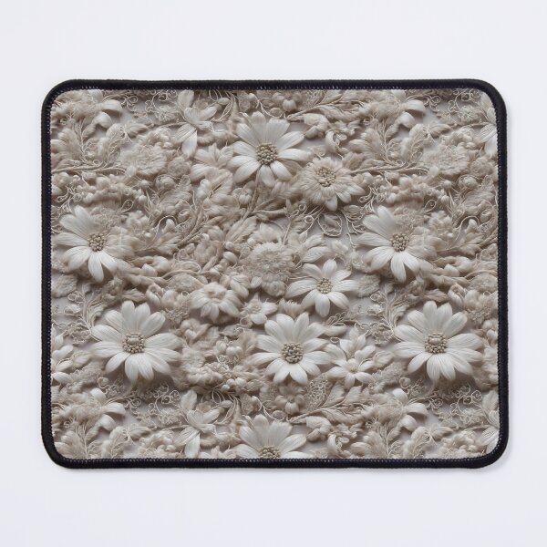 Item preview, Intricate filigree lacework of white flowers designed and sold by UmagineArts.