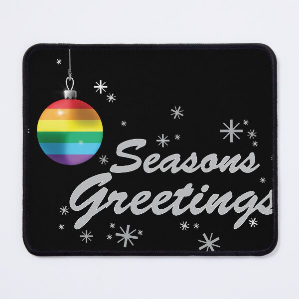 Item preview, Seasons Greetings Rainbow LGBT designed and sold by TheirChoice.