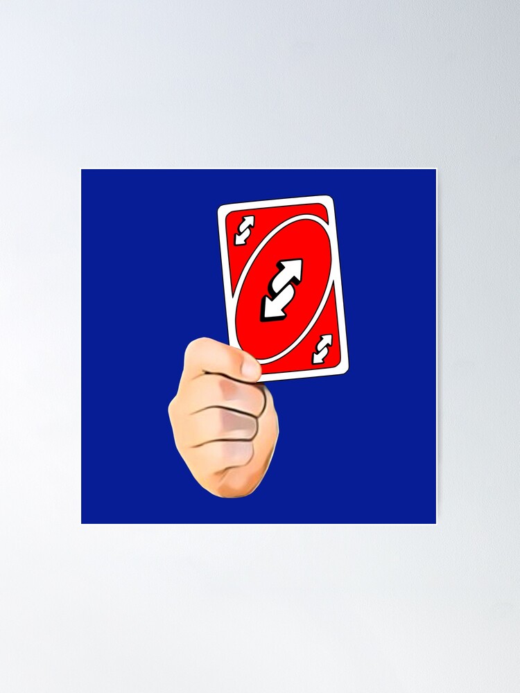 UNO Reverse card - Blue Greeting Card for Sale by crossesdesign