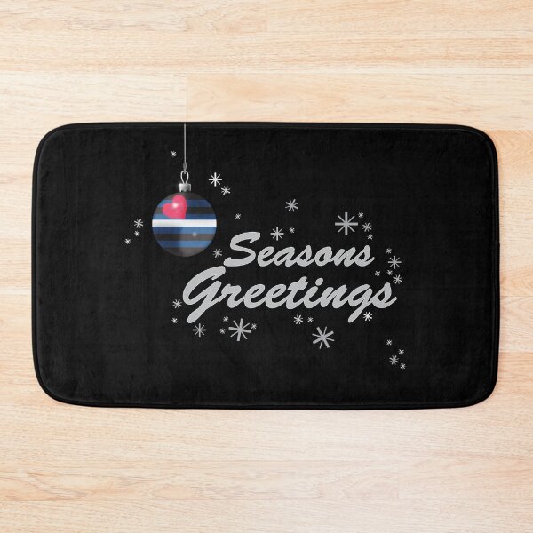 Item preview, Seasons Greetings Leather Pride Colors designed and sold by TheirChoice.