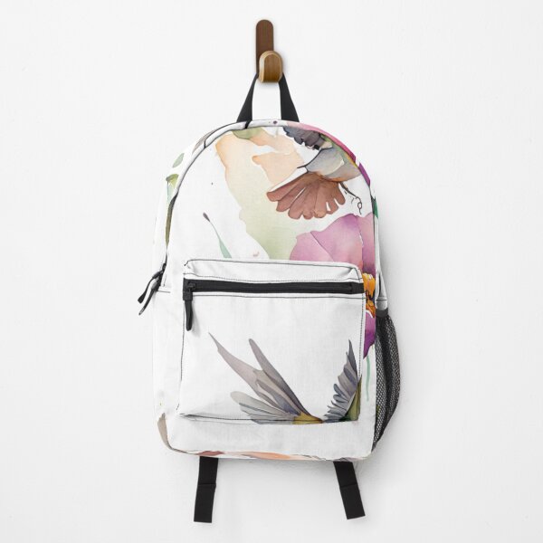 Item preview, hummingbirds flying arround the flowers designed and sold by 1988Design.