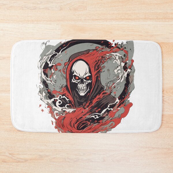 Item preview, Red hooded skull designed and sold by Felix-Designer.