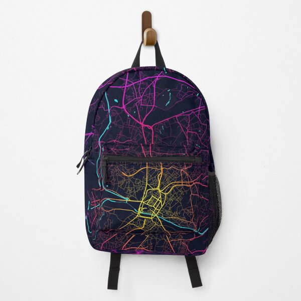 Item preview, Charleroi City Map of Walloon, Belgium - Neon designed and sold by deMAP.