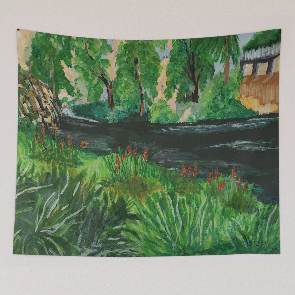 Item preview, Warburton Bridge Caravan Park designed and sold by JulieHarley.