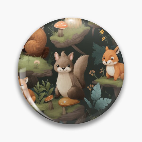 Artikelvorschau, Woodland Creatures Nahtloses digitales Papier (2) entworfen und verkauft von Srikhet.