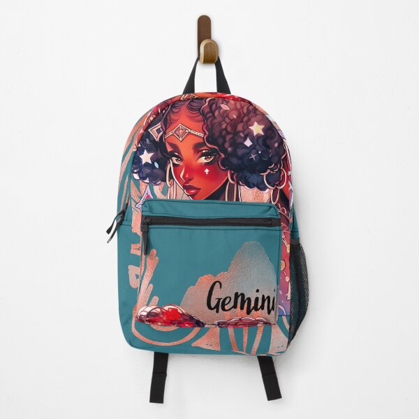Item preview, Gemini Zodiac Sign Black Dual Beauty Astrology designed and sold by Bliss Find And Design.