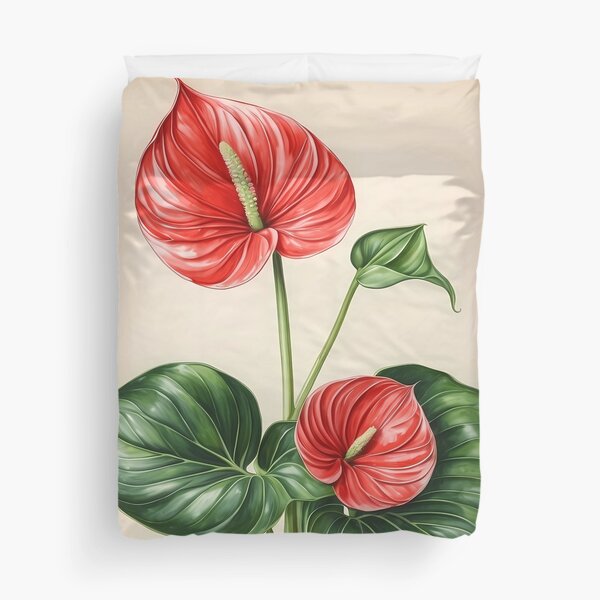 Item preview, Anthurium plant with twin red foliage designed and sold by Planthem.