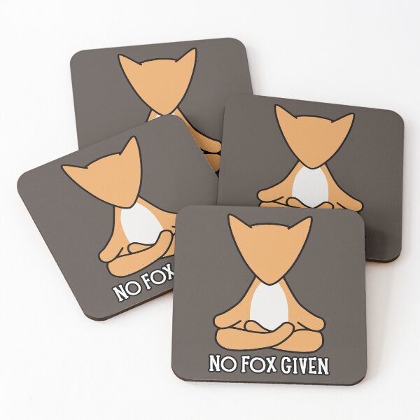 Item preview, No Fox Given - Funny Fox Pun designed and sold by ViewerEqualsPhoton.