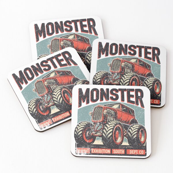 Item preview, Monster Truck Vintage Print designed and sold by dakaseli.