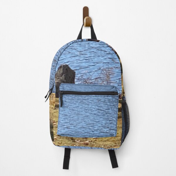 Item preview, A lone Crane cruising the lakeside designed and sold by caffeine-baked.