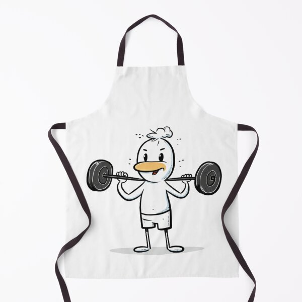 Item preview, Duck weightlifting (white background only) designed and sold by Nopphadon44.