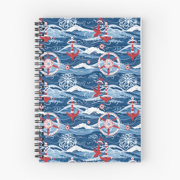Item preview, Nautical Charm Seamless Digital paper designed and sold by Srikhet.