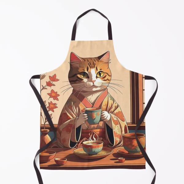 Item preview, Cat Drinking Tea designed and sold by Tavo04rodriguez.