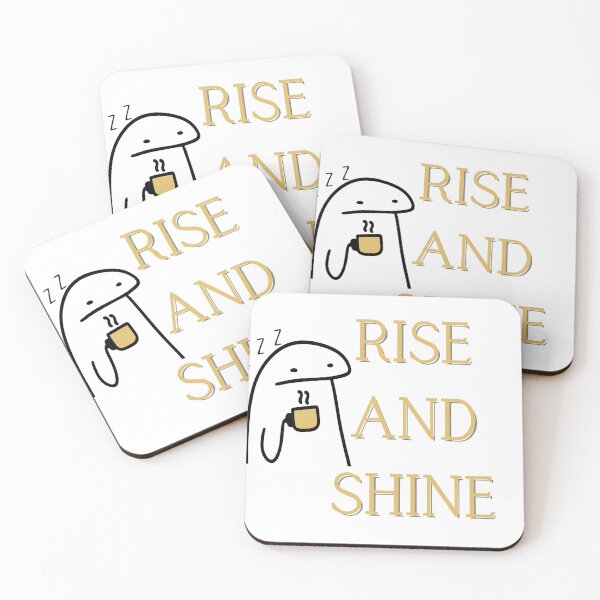 Item preview, Rise and Shine Flork Quote designed and sold by kevinzui.