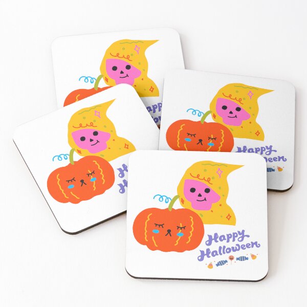 Item preview, happy helloween cute pumpkin ghost designed and sold by ichirochen.