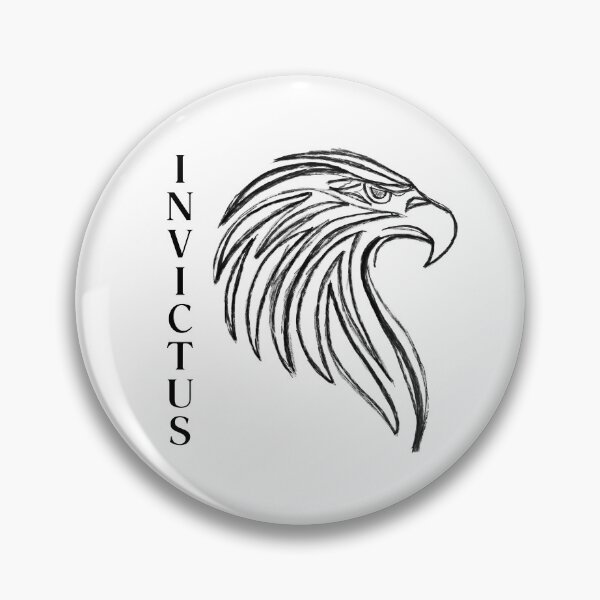 Item preview, Invictus Unconquered Roman Eagle Head Drawing designed and sold by Par Anne Q.