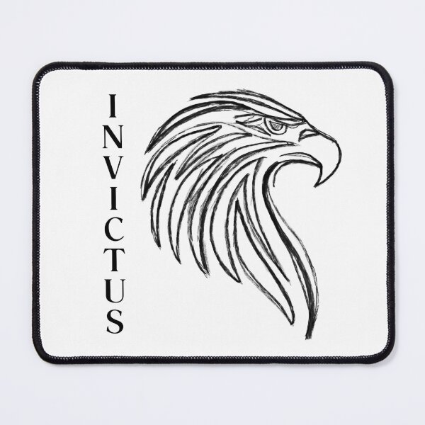 Item preview, Invictus Unconquered Roman Eagle Head Drawing designed and sold by Par Anne Q.