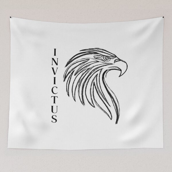 Item preview, Invictus Unconquered Roman Eagle Head Drawing designed and sold by Par Anne Q.