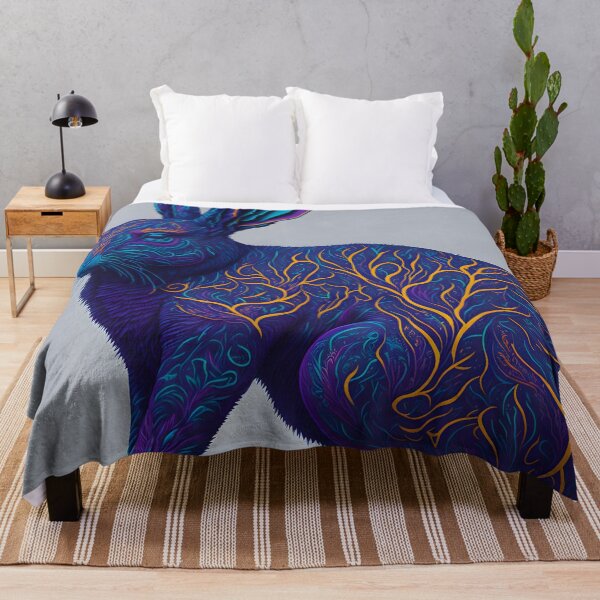 Item preview, "Discover Stunning Rabbit Vector Art in Vibrant Fluorescent Colors with Intricate Detail." designed and sold by Best-Art-32.