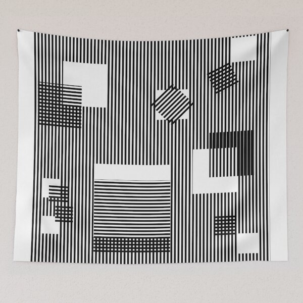 Item preview, Squares and Lines Geometric Design designed and sold by GetItGiftIt.