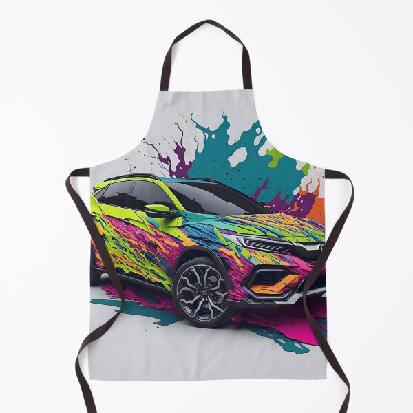 Item preview, "Discover Stunning Honda HRV Vector Art in Vibrant Fluorescent Colors - The Ultimate Artwork Collection for Auto Enthusiasts!" designed and sold by Best-Art-32.