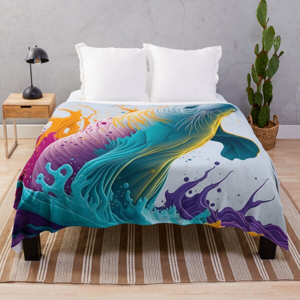 Item preview, "Vibrant Seal Vector Art: A Stunning Display of Fluorescent Splash Colors" designed and sold by Best-Art-32.