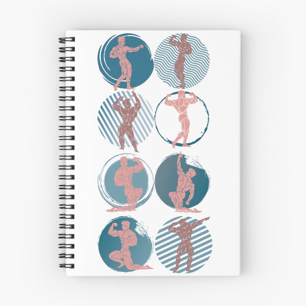 Item preview, Bodybuilding Posing Silhouettes designed and sold by Sturdust.