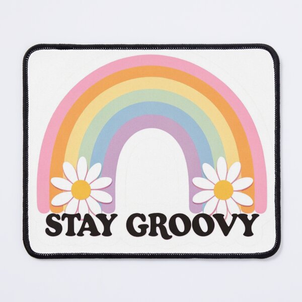 Item preview, Stay Groovy Rainbow designed and sold by NeatSplash.