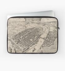 Vintage Pictorial Map of Frankfurt Germany (1575) Laptop Sleeve