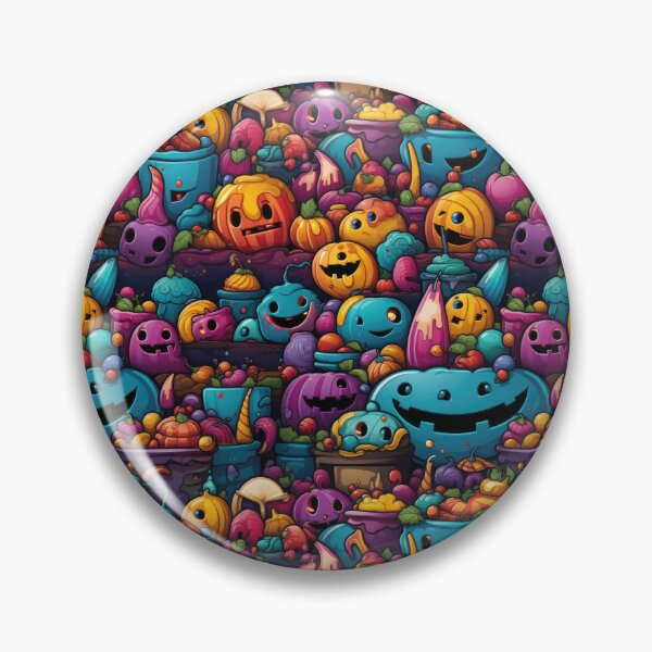 Item preview, Cute Halloween Pumpkins and Candies Pattern designed and sold by venomNL.