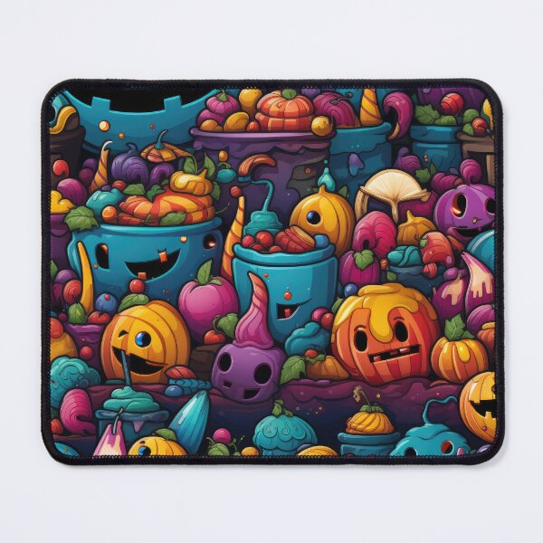 Item preview, Cute Halloween Pumpkins and Candies Pattern designed and sold by venomNL.