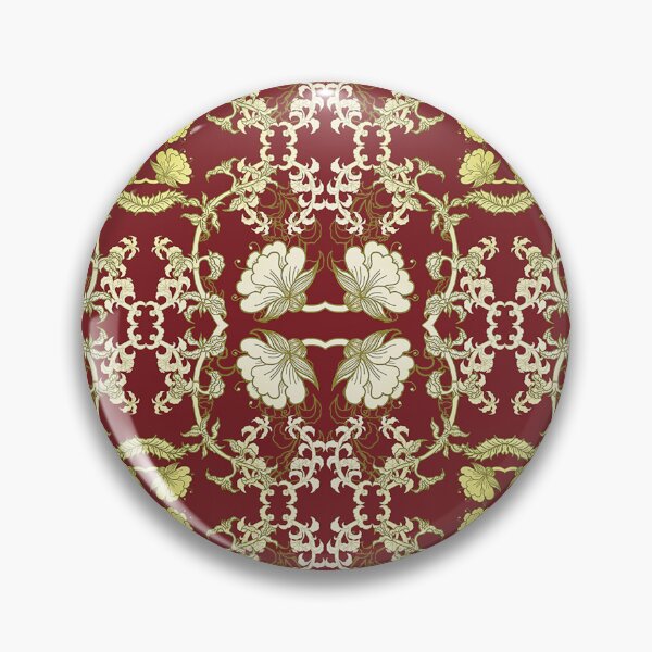 Item preview, Oriental red flower  designed and sold by MiyahDesign.